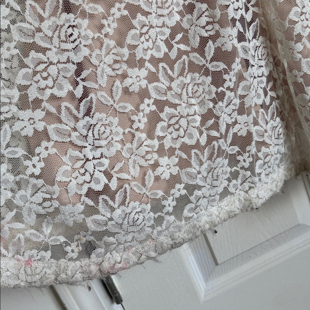 Windsor Lace Prom Dress in Cream - Picture 6 of 6